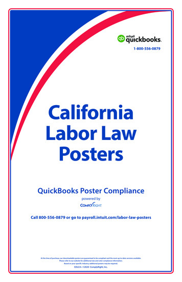 California Labor Law Posters - Leo Baeck Temple