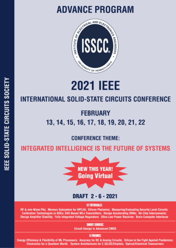 2021 IEEE IEEE SOLID-STATE CIRCUITS SOCIETY - Mira Smart Conferencing