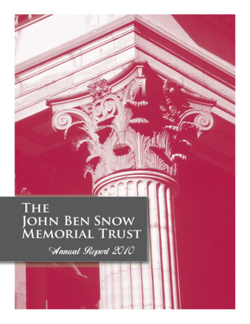 The John Ben Snow Memorial Trust