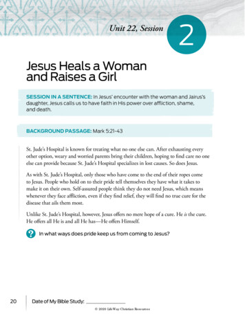 Jesus Heals A Woman And Raises A Girl - UNIONBC 