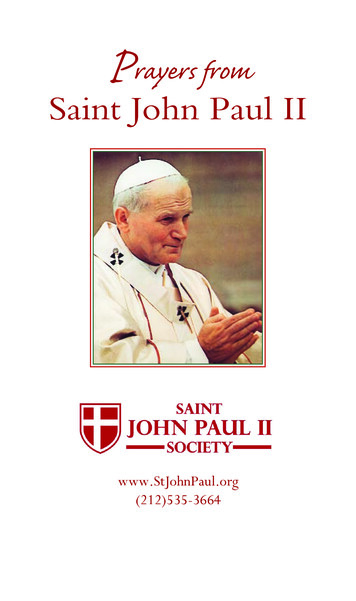 Prayers From Saint John Paul II