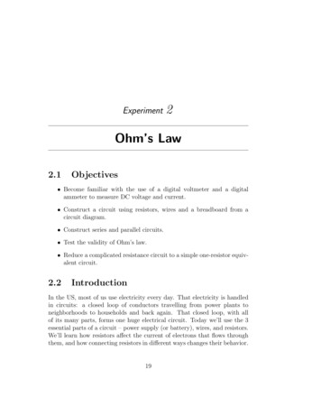 Ohm's Law - Michigan State University