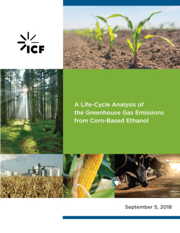 A Life-Cycle Analysis Of The Greenhouse Gas - USDA