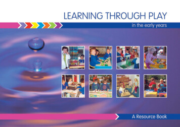Learning Through Play - Curriculum