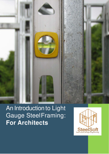 An Introductionto Light Gauge Steel Framing