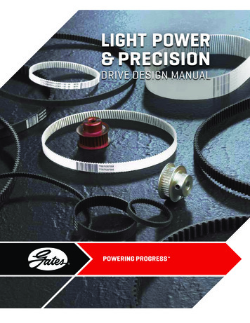 Light Power And Precision Manual - Gates Corporation