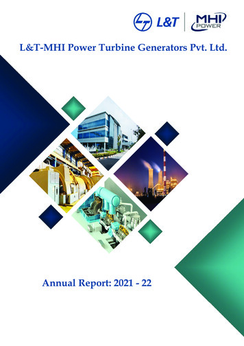 Annual Report 2022 L&T - MHI Power Turbine Generators Private Limited