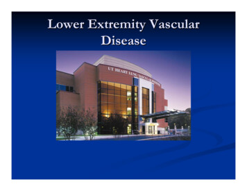 Lower Extremity Vascular Disease - University Of Tennessee Medical Center