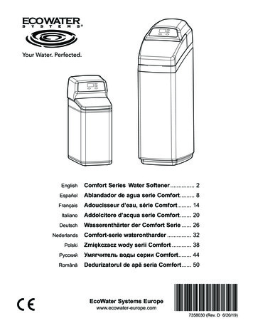 INSTRUCTIONS - Ecowater Systems