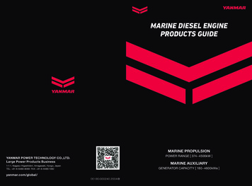 H4 H1 Marine Diesel Engine Products Guide - Yanmar