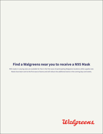Find A Walgreens Near You To Receive A N95 Mask