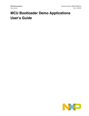 MCU Bootloader Demo Applications User's Guide - NXP