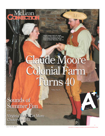 Claude Moore Colonial Farm Turns 40 - The Connection Newspapers