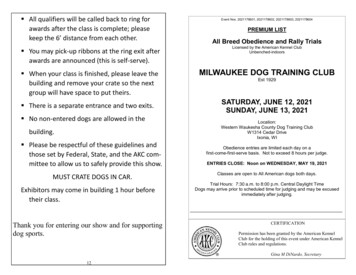 Milwaukee Dog Training Club