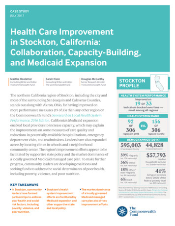 Health Care Improvement In Stockton, California: Collaboration .