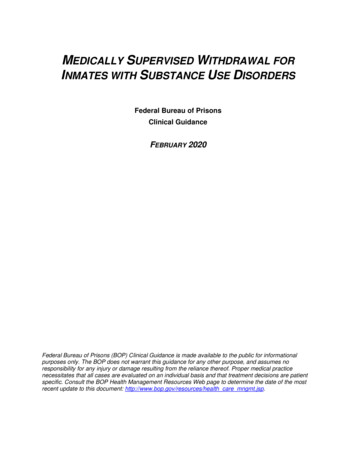 M Supervised Withdrawal For I Substance Use Disorders