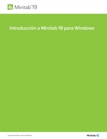 Introducción A Minitab 19 Para Windows - WwwSite