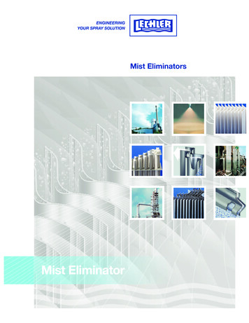 Mist Eliminators - Lechlerusa 