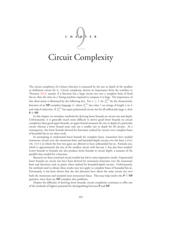 Circuit Complexity - Brown University