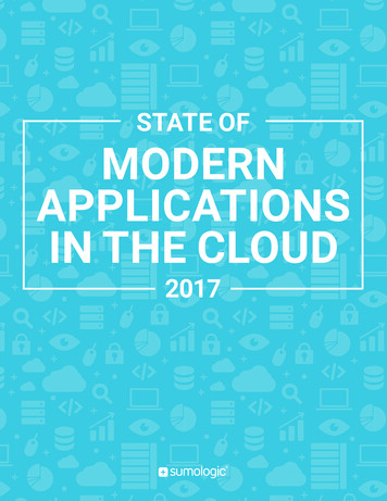 STATE OF MODERN APPLICATIONS IN THE CLOUD - Sumo Logic