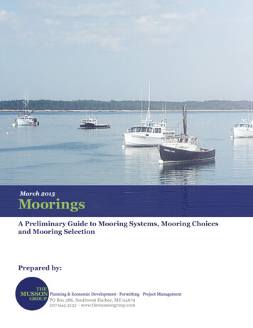 March 2015 Moorings - Maine
