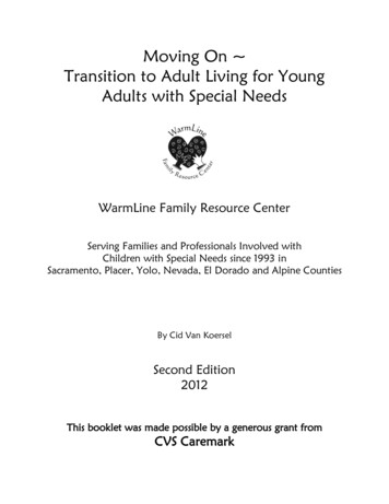 Moving On Transition To Adult Living For Young Adults .