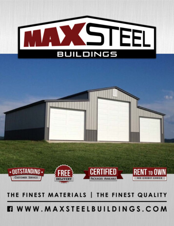 1 CREDIT CARD PURCHASES ARE NOT ELIGIBLE FOR THE . - MaxSteel Buildings