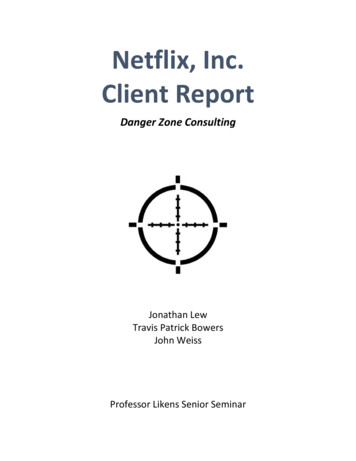 Netflix, Inc. Client Report - Pomona