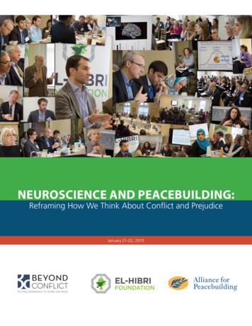 NEUROSCIENCE AND PEACEBUILDING - Beyond Conflict