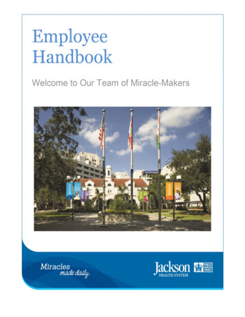 Jackson Health System Employee Handbook - Jhsmiami 