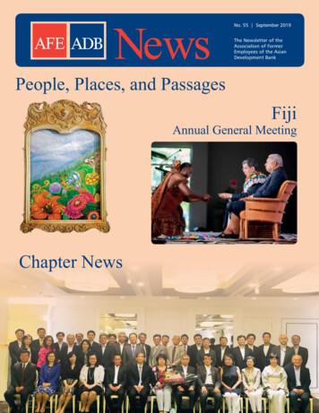 No. 55 September 2019 The Newsletter Of The Development Bank People .