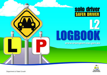 Novice Driver L2 Logbook Internet - Transport.tas.gov.au