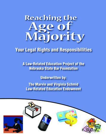 Reaching The Age Of Majority - United States District Court