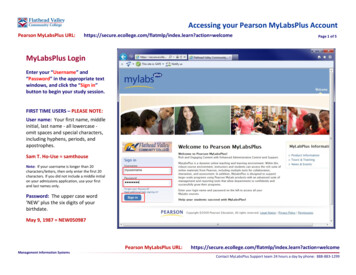Accessing Your Pearson MyLabsPlus Account - Flathead Valley Community .