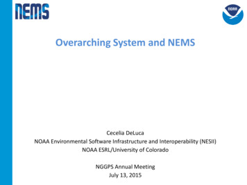 Overarching System And NEMS - National Weather Service