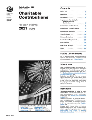 2021 Publication 526 - IRS Tax Forms