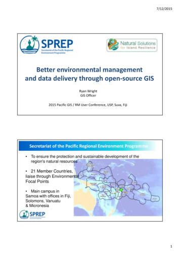 Better Environmental Management And Through Open Source GIS