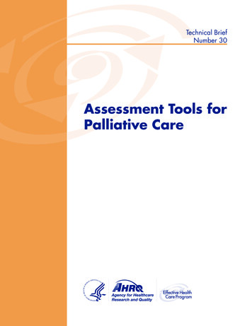 Assessment Tools For Palliative Care
