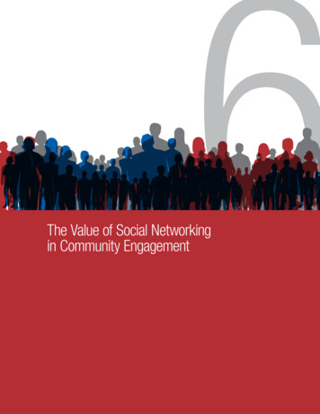 The Value Of Social Networking In Community Engagement