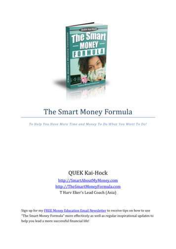 The Smart Money Formula - Smart About My Money