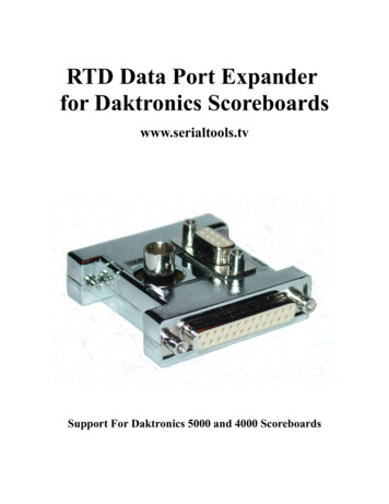 RTD Data Port Expander For Daktronics Scoreboards