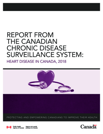 Report From The Canadian Chronic Disease Surveillance System