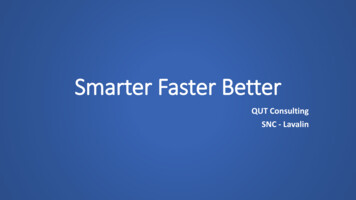 Smarter Faster Better - Mbacasecomp 