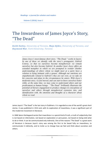 The Inwardness Of James Joyce's Story, 