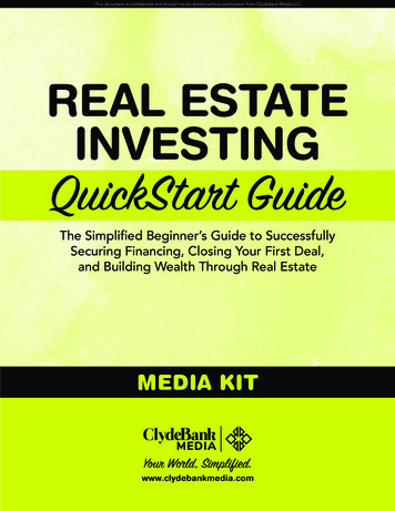 REAL ESTATE INVESTING - Amazon Web Services