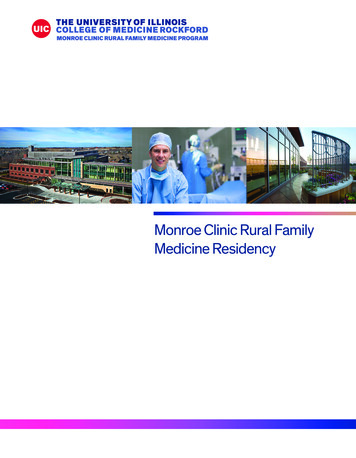 Monroe Clinic Rural Family Medicine Residency - Rockford Medicine