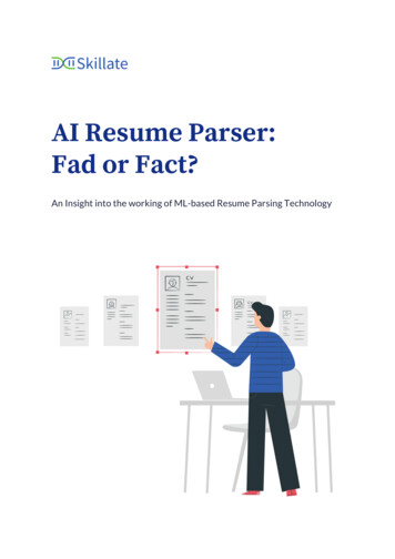 AI Resume Parser: Fad Or Fact?