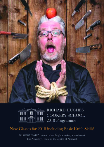 Richard Hughes Cookery School Brochure 2018