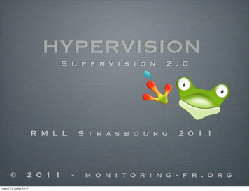 HYPERVISION - Monitoring-fr 