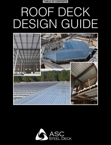 Roof Deck Design Guide